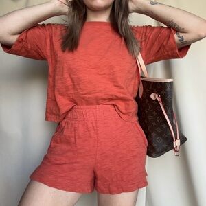 Universal Thread Coral Two-Piece Set